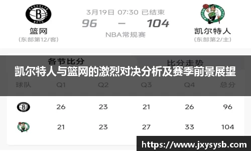 凯尔特人与篮网的激烈对决分析及赛季前景展望